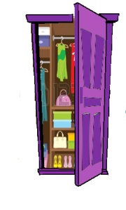 Door opens the first time and shows a typical closet 
